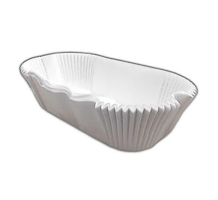 CCBS5667A - 2lb Rectangular Crimped Cake Cases (185mm x 88mm x 63mm) x 350